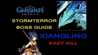 How to kill Stormterror Boss (Easy and Quick) Guide | Genshin Impact 1.6