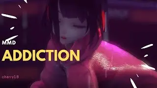 【ＭＭＤ】弱音ハクで「[A]ddiction」