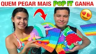QUEM PEGAR MAIS POP IT NA PISCINA | NICOLE DUMER