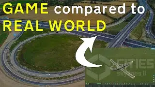 Cities Skylines 2 - Game Motorway Junctions Compared To The Real World