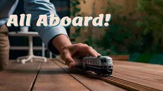We put a camera in front of a model train.