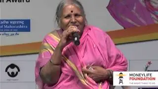 Sindhutai Sapkal (Mai) at International Women's Day 2016 organised by Moneylife Foundation in Pune
