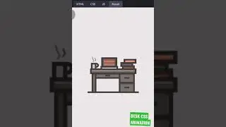 Desk CSS Animation using Html & CSS 