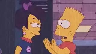 bart simpson sad for love