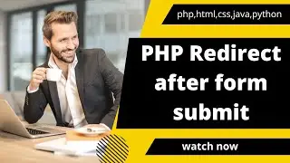 PHP Redirect after form submit(Cybergenics)