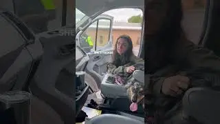 I was just on my daily recycling route when this happened. After an exhausting chase, this rescue