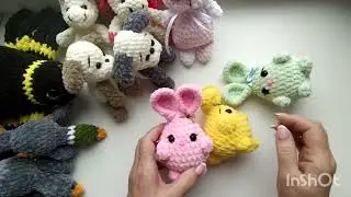 Готовые игрушки крючком за неделю!!!