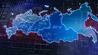 RUSSIA MAP 4K sound