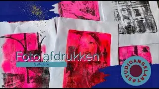 Gelli plate fotoafdrukken