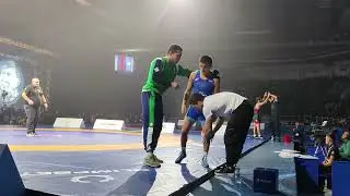 Рамиз Гамзатов - Артур Чебодаев 57кг финал турнира памяти Коркина 8.09.2023 Якутск