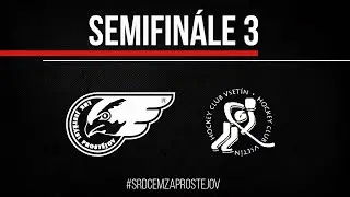 3.semifinále: LHK Jestřábi Prostějov - Valašský hokejový klub