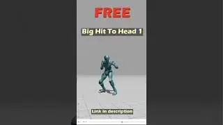 Big Hit To Head 1. Free Mixamo animation for Daz Studio's Genesis 9.