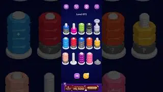 Nut Sort Level 671 Walkthrough | Nuts — Color Sort 671 solution