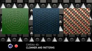 [PREVIEW] Cinema 4D - Creating pattern looking composition with Clonner
