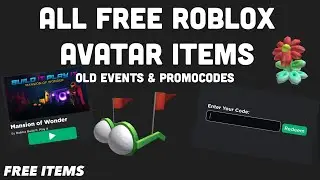 ALL FREE ROBLOX AVATAR ITEMS + New PromoCode