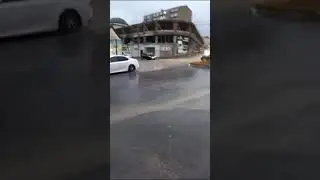 Сильный дождь в Махачкале.