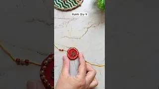 Diy 9 Rakhi making with cardboard | rakhi making ideas | rakhi | #shorts #diy
