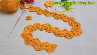 How To Crochet For Beginners Knitting Model Super Easy Lace Design Tutorial From #Tanweer Begum