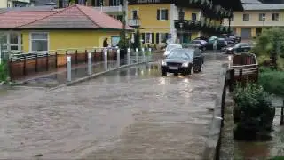 Überflutungen in Spittal am Millstätter See