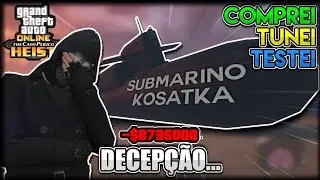 COMPREI, TUNEI e TESTEI o novo SUBMARINO KOSATKA da DLC CAYO PERICO HEIST - GTA Online