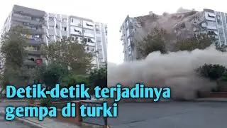 Detik-detik terjadinya gempa 7,0 magnitudo di turki