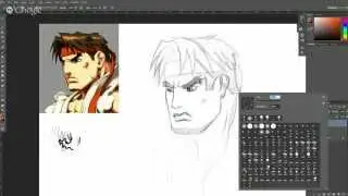 Doodle Sketches Ryu Street Fighter