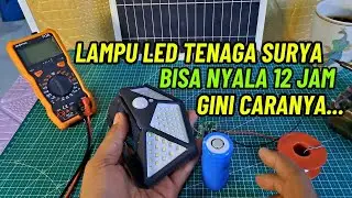 HOW TO POWER SOLAR LED LIGHTS FOR 12 HOURS...