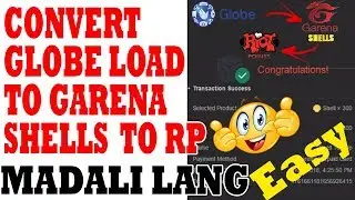 How to convert Globe Load to Garena Shells