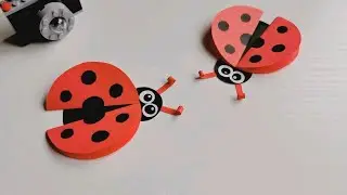 折纸粘贴七星瓢虫