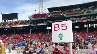 The crowd at Fenway Park, July 21st 2018
