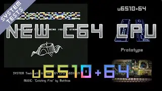 C64: New 6510 CPU "u6510+64" - System Tests