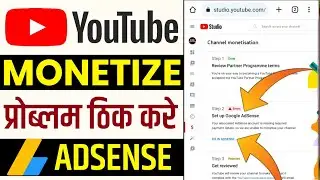 Your associated adsense account is missing required payment details, youtube monetize fix problem