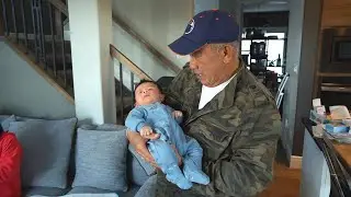 My Dad First Time Meeting His GRANDSON