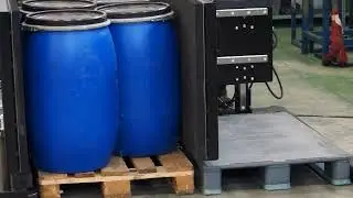 Stationary Pallet changer - TOPPY SIDE MOVER with blade (barrel)
