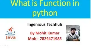 What is function in Python Online Session