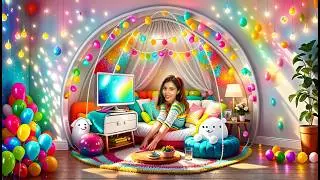 Living in a BUBBLE House for 24 hours!! 🫧
