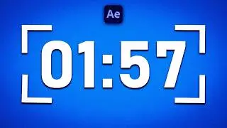 After Effects Countdown Timer Animation Tutorial | Digital Timer Motion Design