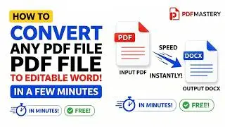 Convert PDF to Word Online – Free PDF to DOCX Converter