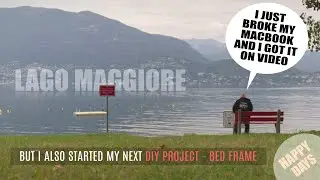 DIY frame for the bed. I broke my Macbook Pro and got it on video :-(