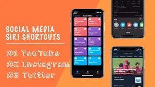 Best Siri Shortcuts for Instagram, Youtube and Twitter || UPDATED iOS 14!!!