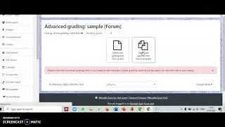 Creating Marking Guides for Moodle Forums