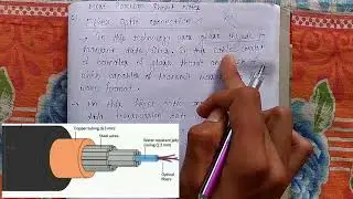 Fiber Optic Connection  ||  Networking Chapter All Short Notes With Explanation