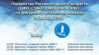 Первенство России младший возраст ЦФО, СЗФО, ЮФО, КФО, СКФО. 28 января