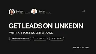 How To Land Leads On LinkedIn Without Posting Or Paid Ads; Bonus In The Description