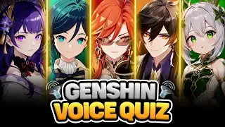 GENSHIN VOICE QUIZ 🎤🔊 | CAN YOU GUESS THE CHARACTER VOICE? 👀🧠 GENSHIN IMPACT QUIZ