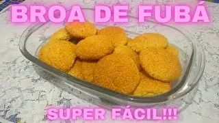 BROA DE FUBÁ SUPER FÁCIL.