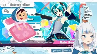 【Hololive】Gura Gets Up Early Cause She Wants to Play Project DIVA?【Gawr Gura】