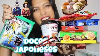 Experimentando doces japoneses! #docesjaponeses #experimentando