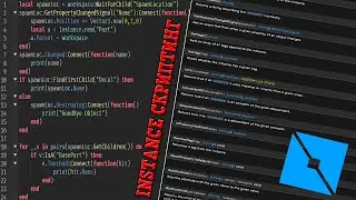Instance скриптинг для новичков в Roblox Studio