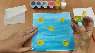 Как сделать платочек для мамы и бабушки (3-6 лет) | Рисуем с Лохматиком